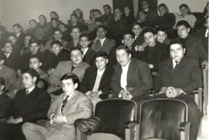 Lucera - Istituto Tecnico Commerciale e per Geometri anni 60 - Zicca, Padovano, Mangione, Patella, Tolve, Di Maio. Forte, Di Gioia, latesta, Pignatelli, Mastrolilli - In alto, ultima: Enzo Borrelli