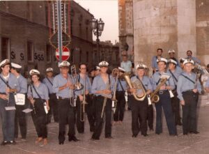 Lucera - Banda musicale - Piazza Duomo festa patronale 1985 - Foto di Iliceto Antonio