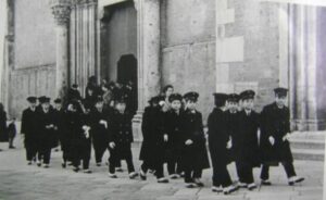 Lucera - Convitto Nazionale Ruggero Bonghi anni 50 - Cattedrale di Lucera