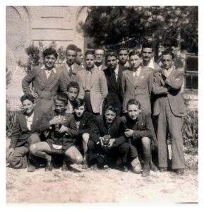 Lucera - Convitto Nazionale Ruggero Bonghi anni 50 - Cortile interno - Foto di Lino Montanaro