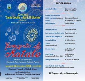 Lucera - Corale "S. Cecilia" don Eduardo Di Giovine 2018
