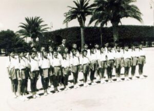 Lucera - Edificio scolastico Tommasone 1953 - Saggio ginnico foto di Giuseppe Tibello