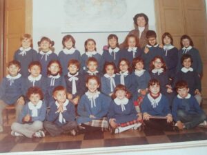 Lucera - Edificio scolastico Tommasone 1971 - Maestra Pina Modola - Foto di Lucio Marella