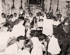 Lucera - Scuola Cantorum di Don Eduardo Di Giovine anni 60