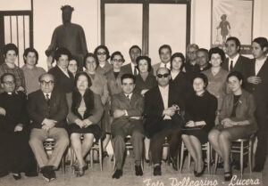 Lucera - Scuola Media Alberico Marrone 1958 -Ultima fila al centro, Prof. Leopoldo Baldassarre - Foto di A. Baldassarre