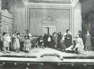 Lucera - Teatro Garibaldi - Rappresentazione di operetta 1929