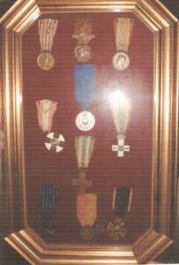 Associazione Bersaglieri di Lucera 1990 - Medagliere - Medaglia d'Argento consegnato con cerimonia solenne dal figlio dott. Guglielmo Solitano