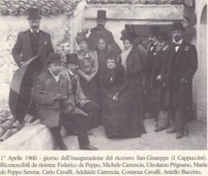 Lucera - 1900, inaugurazione ricovero S. Giuseppe (I Cappuccini)
