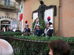 Lucera - Manifestazione patriottica