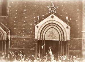 Lucera - Festa patronale 1891 - Cattedrale - Collezione del Vigile Francesco Longo - Foto di Antonio Iliceto