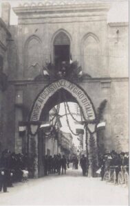 Lucera - Addobbi per 15° giro d'Italia 1927 - Porta Foggia - Foto di Antonio Iliceto