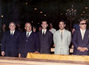 Lucera - Festa patronale 1969 - Cattedrale -Comitato Feste Patronali - Gaetano Grasso, Antonio Carapelle, Peppino Polito. Roberto Di Salvio - Foto DI Franco e Michele Polito