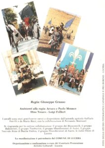 Lucera - Corteo storico 1986