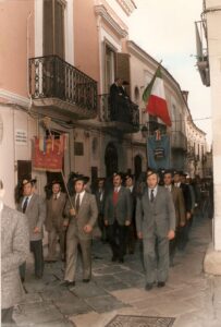 Lucera - Manifestazione patriottica 25 aprile 1989 - Foto di Antonio Iliceto
