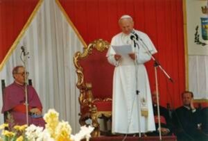 Lucera - Visita di S Santità Giovanni Paolo II 1987
