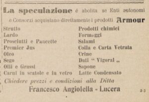 Lucera - Angiolella Francesco - Magazzino all'ingrosso - Da Spartaco 12 febbraio 1920 - Foto di Tom Palermo