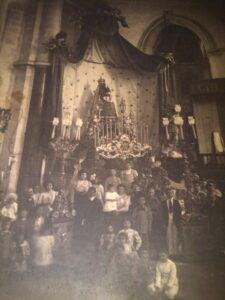 Lucera - Festa patronale anni 20 - Trono di Santa Maria - Foto di Michele Schiavitto