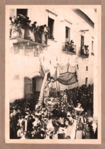 Lucera - Festa patronale anni 30 - Processione di S. Maria Patrona - Porta Foggia
