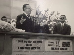 Lucera - Cantina cooperativa - Visita dell'on. Rumor anni 50