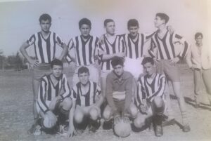 Lucera - Squadra di calcio anni 60 - Di Benedetto Fernando, Apollo Aldo, Fontana Costantino, De Troia Ginetto, Finaldi Aurelio, Di Siena Vincenzo, Pappiluzzo (D'andrea), Di Leo Lilino, Peppino Costantino e Giorgio Granieri