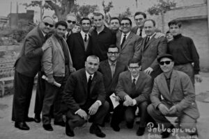 Lucera - anni 70 - Pizzaballa. Ippolito, Ciccarelli, Galassi, Pollach, Oliva, Follieri, Di Gioia Mario, Di Gioia Antonio, Fabale. Morlacco - Foto di Vincenzo Ippolito