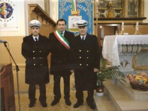 Lucera - Ass. Giuseppe Bizzari- f. f. di Sindaco - Vigili Longo e Polito