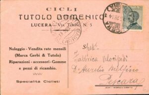 Lucera - Tutolo Domenico - Cicli 1928