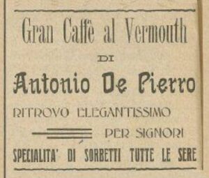 Lucera - De Pierro Antonio - Cafetteria - Dal Saraceno del 22 06 1911 - Foto di Walter Di Pierro