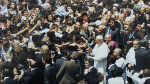 Lucera - Visita di S Santità Giovanni Paolo II 1987 - Foto di Nicola Petrilli