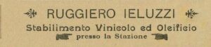 Lucera - Ieluzzi Ruggiero - Oleificio - Dal giornale IL SARACENO 1925 - Foto di Antonio Iliceto