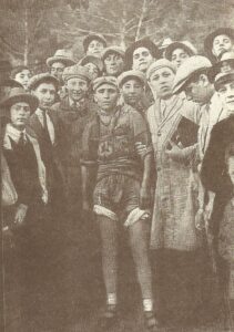 Lucera - Antifora Santo dopo una vittoria 1925