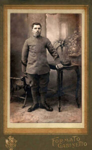 Lucera - De Troia Gennaro, nonno della moglie di Lino Montanaro - Guerra 1915-18 - Foto di Lino Montanaro