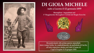 Lucera - Di Gioia Michele - Guerra 1915-18