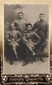 Lucera - Militari lucerini nel 1917 - Guerra 1915-18 - Foto di Antonio M. Mangione