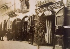Lucera - Buccino Agostino - Negozio di stoffe in Via Umberto I (ora via Gramsci) - Foto di Giuseppe Trincucci