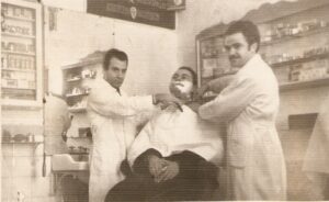 Lucera - Granieri Antonio - Salone da barba "Maste Giorge" - (Cliente) Padre A. Cuomo - Di Croce e Granieri Antonio