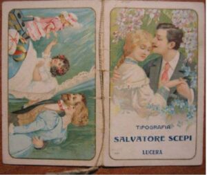 Lucera - Scepi Salvatore - Tipografia - Calendarietto pubblicitario 1915 - Foto di Antonio Iliceto