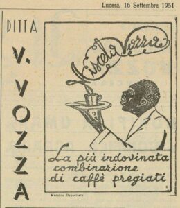 Lucera - Vozza - Drogheria - Dal Saraceno del 1951