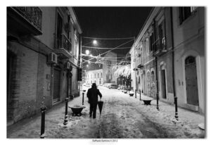 Lucera - Battista Raffaele - Via Avv. Biagio di Giovine innevata 2012