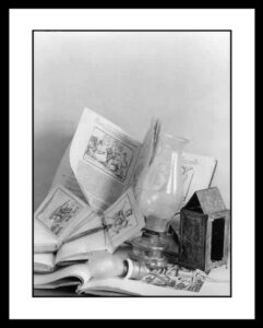 Cavalli Emanuele - Illustrazione per il libro di poesie “Invenzioni” dell’amico Mario Macchioro - Firenze 1953