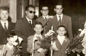 Lucera - Borrelli Enzo (1° a dx con a fianco Antonio Iliceto ed in basso Domenico Iliceto)