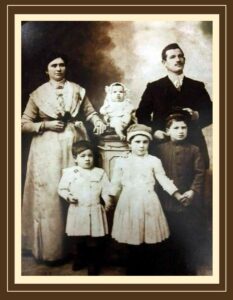 Lucera - Di Gioia - Primi 900 - Nonni e zii di Giuseppina Di Gioia