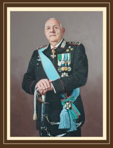 Ritratto del Gen. Teo Luzi, Comandante dell'Arma dei Carabinieri, collocato al museo nazionale dell'arma Roma