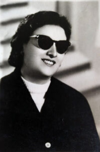 Lucera - Di Tirro Antonietta (1924-2019) coniugata Piacente Pasquale, mia suocera nel 1956 - Foto di Elisa Sassi