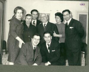 Lucera - Famiglia La Cava. Si riconosce Franco La Cava - 1961
