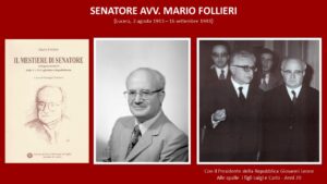 Lucera - Sen. Avv. Follieri Mario